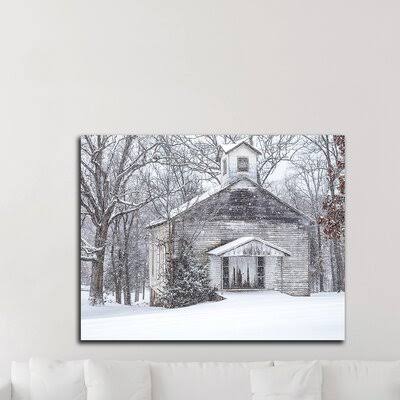 &Vintage Church& by David Hammond - Wrapped Canvas Photograph Print Latitude Run Size: 21x22 H x 27x22 W x 1.5x22 D AXS7_W8RMS73