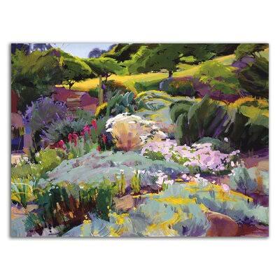 &Hillside Garden& by Marcia Burtt - Wrapped Canvas Photograph Print Latitude Run Size: 18x22 H x 24x22 W x 1.5x22 D XCU4_Y9ULJ29